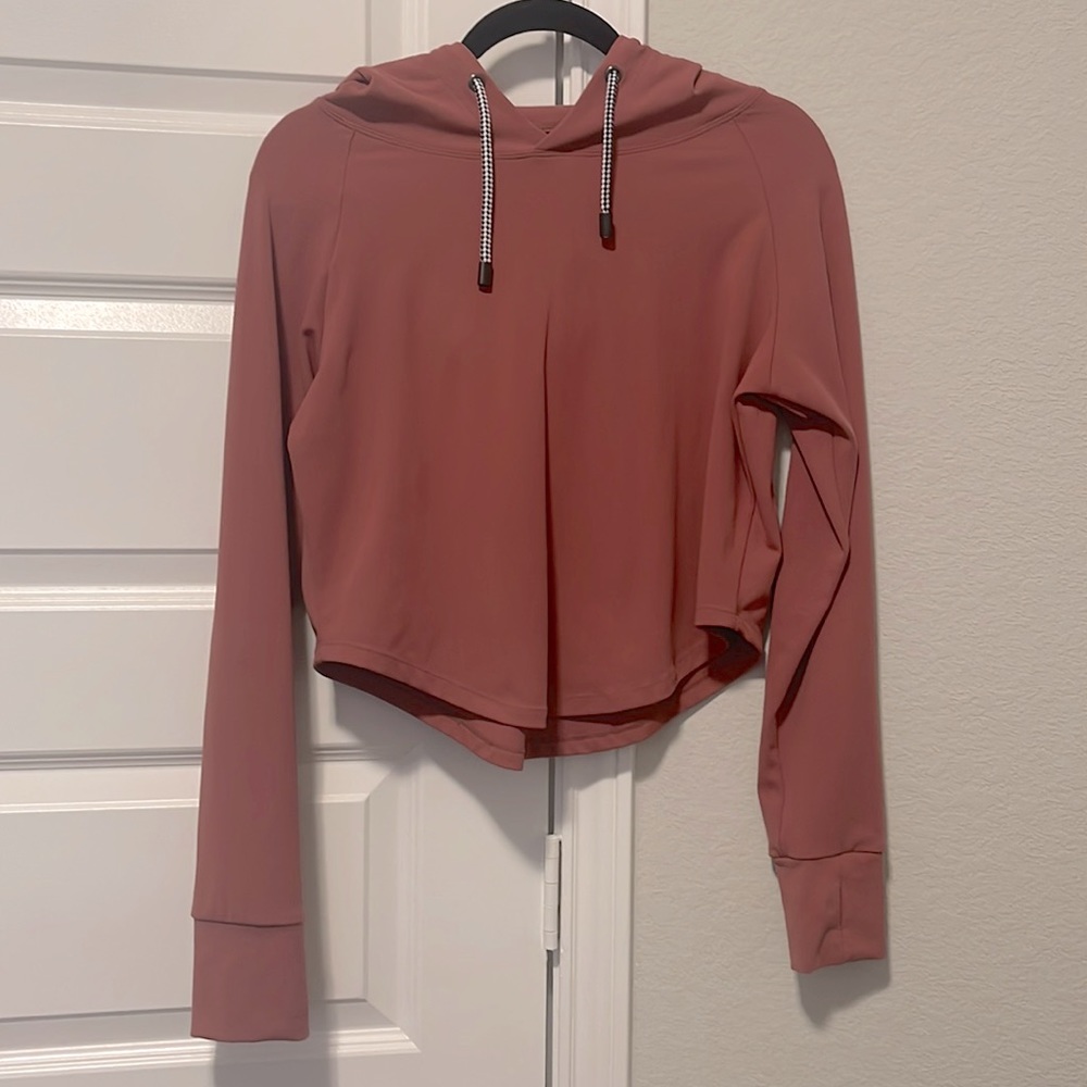 Celestial bodiez Dusty pink cropped hoodie size M